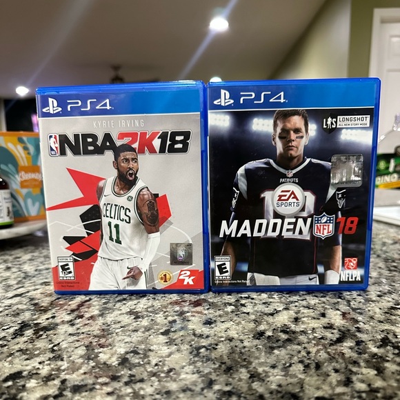 NBA 2k18 and MADDEN 18 - Picture 1 of 4